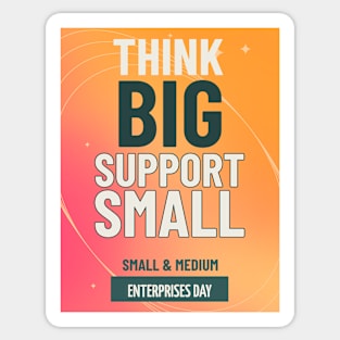 Small Business Support Sticker